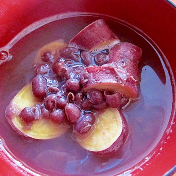 和風のおやつ さつま芋ぜんざい レシピ 作り方 By アルプスの乙女 楽天レシピ